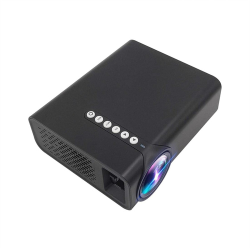 Mini Led Projector 1800 Lumens For Home Theater - Hdmi / Av / Sd / Usb / Vga Support - Black Mobile Phone Version - Main Image
