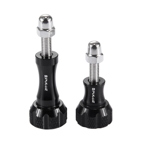 Aluminum Thumb Knob Set for Gopro Insta360 Dji Action Cameras - Black - Main Image