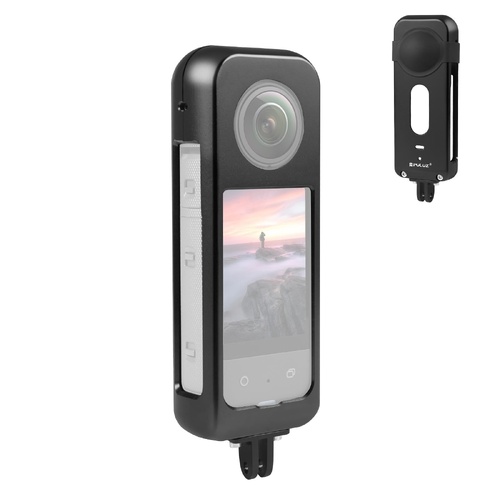 Metal Protective Cage for Insta360 X3 with Silicone Lens Cover - Main Image