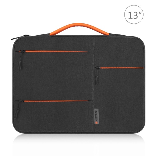 13 Laptop Sleeve Case for Macbook Samsung Thinkpad Sony Dell Alienware Chuwi Asus Hp -13.5 Inch Zipper Briefcase Handbag - Black - Main Image