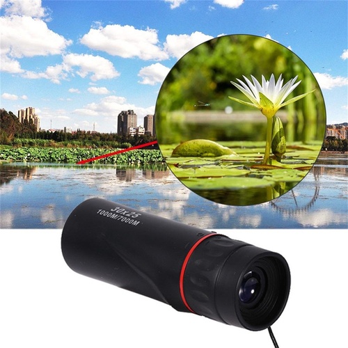 Portable Mini Monocular Telescope - 30X25 - Black - Main Image