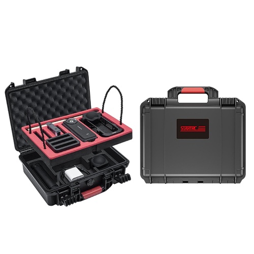 Waterproof Dual-layer Storage Box for Insta360 X4 Startrc - Black - Main Image