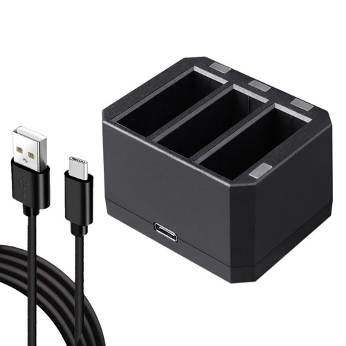 Led Indicator Usb Triple Batteries for Dji Action - Compact - Main Image