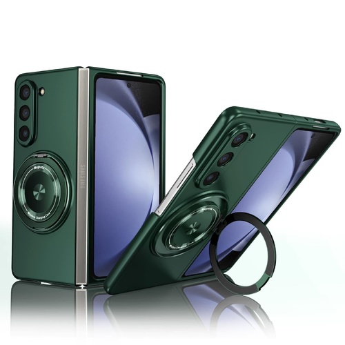 Shockproof 360 Degree Rotating Case for Samsung Galaxy z Fold 4 / 5g - Green - Main Image