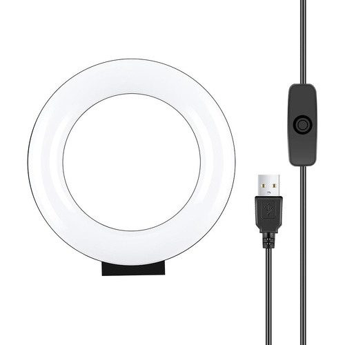 Curved Usb Led Ring Light for Selfie Beauty and Vlogging - Main Image