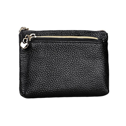 Spacious Litchi Texture Rfid Hand Wallet - Black - Main Image