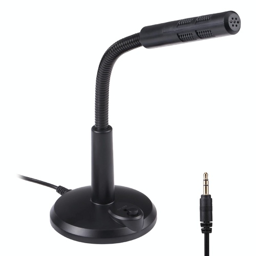 Drive-Free Computer Microphone - 3.5Mm Plug Black 3.5M - Main Image