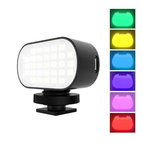 Switchable 6-colour Led Beauty Fill Light for Live Broadcast and Photography - Main Image