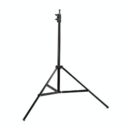 Aluminum Light Stand For Studio Flash - 1.9M Height - Black - Main Image
