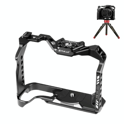 Metal Camera Cage For Canon Eos R10 Stabilizer Rig - Black - Main Image