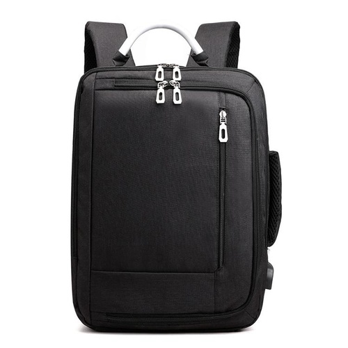 Multifunctional Oxford Laptop Backpack - Cxs-620 - Black - Main Image
