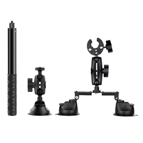 Selfie Stick Kit with Dual Leg and Single Suction Cups - Main Image