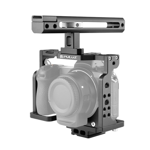 Filmmaking Rig With Handle For Nikon Z6 / Z7 - Black Cage - Main Image