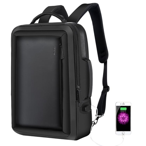 Large Capacity Business Laptop Backpack with Usb Port - Breathable & Stylish Black 30x12x44cm - Main Image