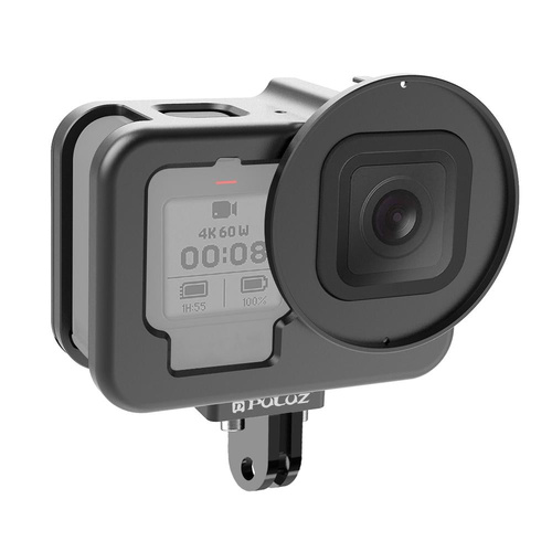 Aluminum Protective Cage for Gopro Hero with Uv Lens and Insurance Frame - Main Image