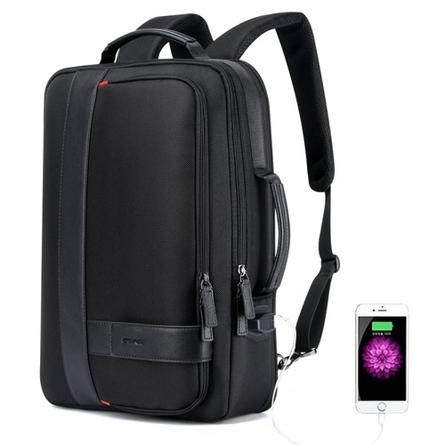 Large Capacity Business Laptop Backpack with Usb - Breathable Black 29x16x44cm - Main Image