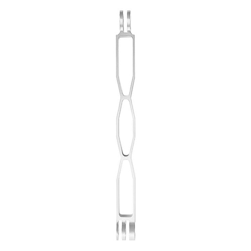 Aluminum Extension Arm with Hollow Grip - 20cm - Silver - Main Image