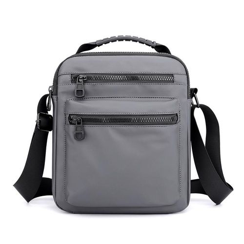 Men Oxford Cloth Crossbody Chest Bag Sporty And Versatile - Grey - Main Image