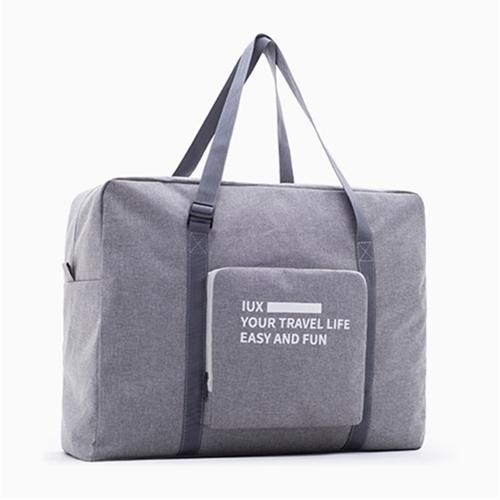 Waterproof Travel Bag for Women and Unisex Luggage - Large Capacity - Grey - Main Image