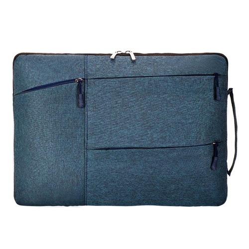 Portable Laptop Handbag - Fits 13-13.3 Inch - Casual Design - Blue - Main Image