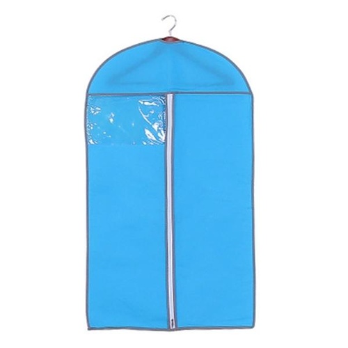 Blue Garment Suit Coat Dust Cover for Wardrobe Storage - Main Image
