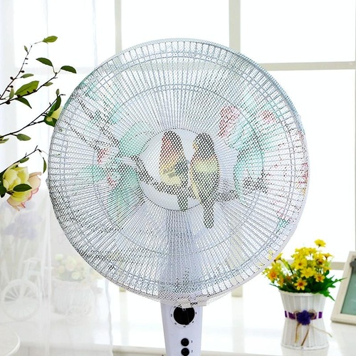 Electric Fan Safety Net Cover - Anti-pinch Dustproof - Peony - Main Image