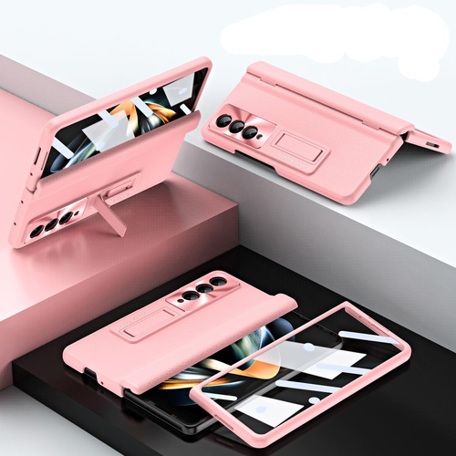 Foldable Full Body Case for Samsung Galaxy z Fold 4 / 5g - 360 Degree Folding - Pink - Main Image