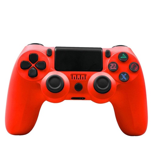 Wireless Bluetooth Game Controller for Ps4 with Dual Vibration and Light Strip - Red - Main Image