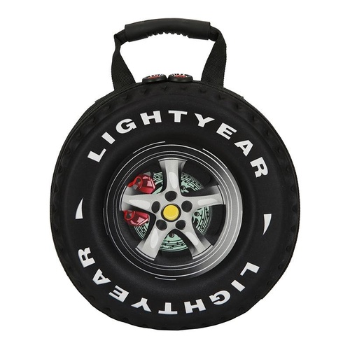 Kindergarten Shoulder Bag - Tire Shaped for Kids - Black - Main Image