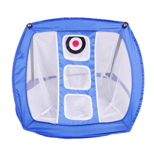 Foldable Square Golf Net for Indoor Practice - Blue - Main Image
