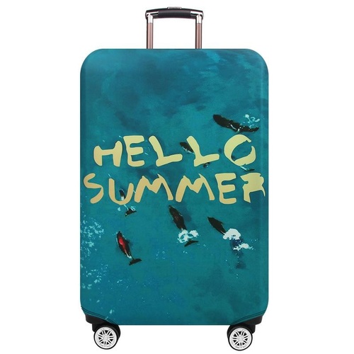 Protective Cover for Trolley Luggage - Durable and Dustproof - Large Size - Summer Sea - S - Main Image