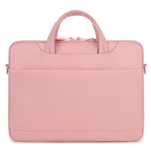 Waterproof Oxford Cloth Laptop Handbag - Fits 13.3-14 Inch - P510 - Pink - Main Image