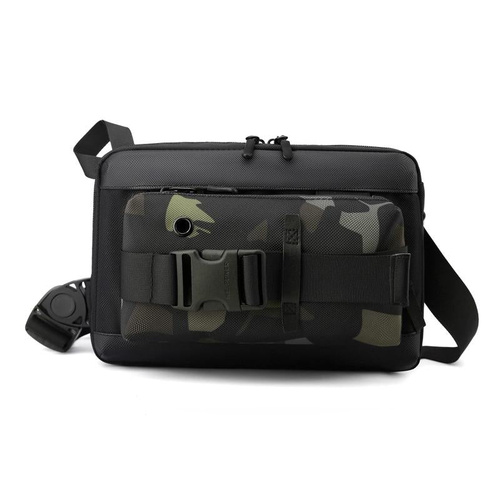 Functional Men Chest Bag Versatile Messenger Bag For Everyday Use - Camouflage - Main Image
