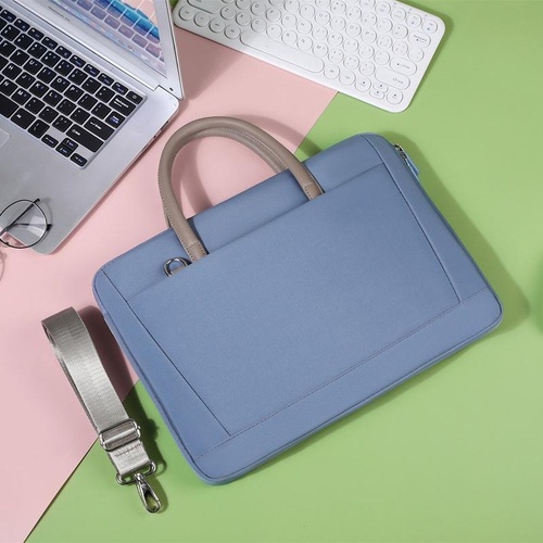 13-13.3 Inch Laptop Bag Crossbody Briefcase in Oxford Cloth - Blue - 13 - 13.3 Inch - Main Image