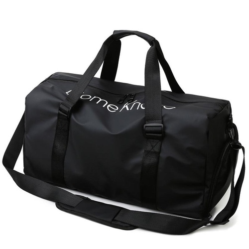 Waterproof Gym Bag - Compact and Durable - Black - Main Image