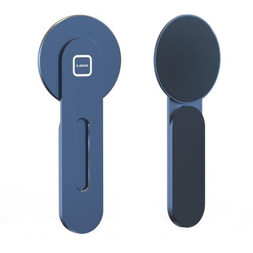 Aluminum Magnetic Phone Stand for Laptop Expansion - Blue - Main Image