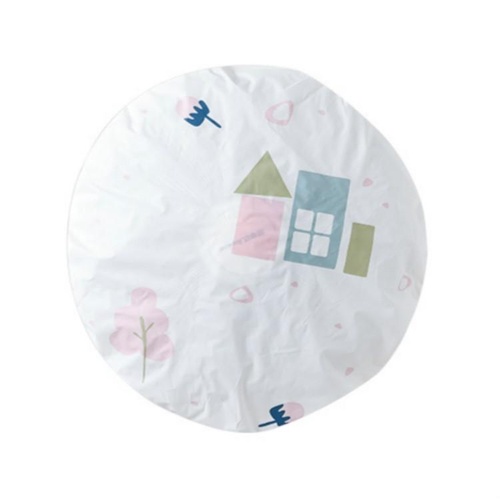 Modern Minimalist Floral Floor Fan Cover - 48cm - Green House - Main Image