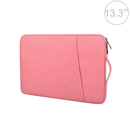 13.3 Inch Laptop Felt Sleeve Protective Case Carrying Bag - Pink - Main Image