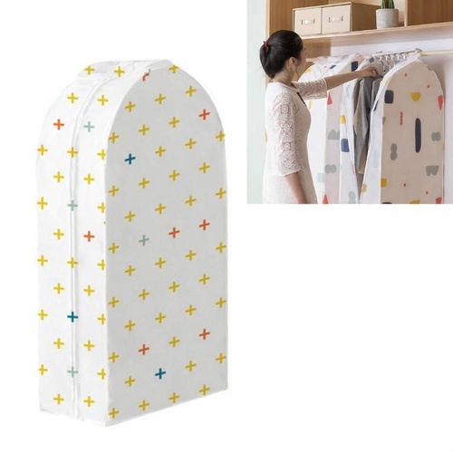 Small 3d Hanger Pocket Wardrobe with Dust Cover - Plus Sign - Main Image