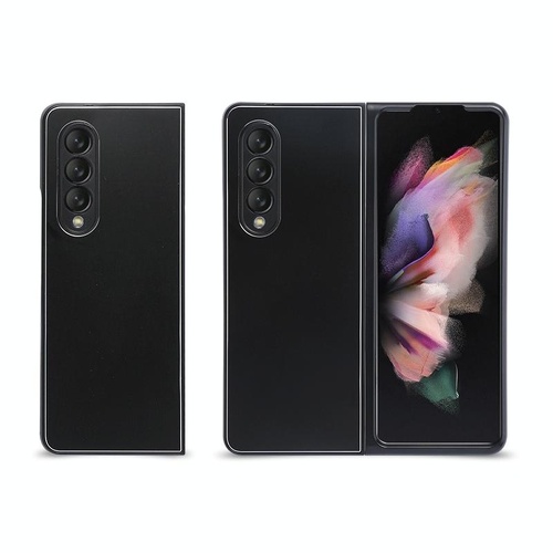 Aluminum Foldable Phone Case for Samsung Galaxy z Fold 4 - Black - Main Image