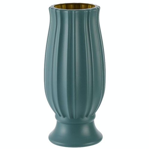 Soft Dried Flower Vase Arrangement for Living Room Decor - Light Green - Main Image