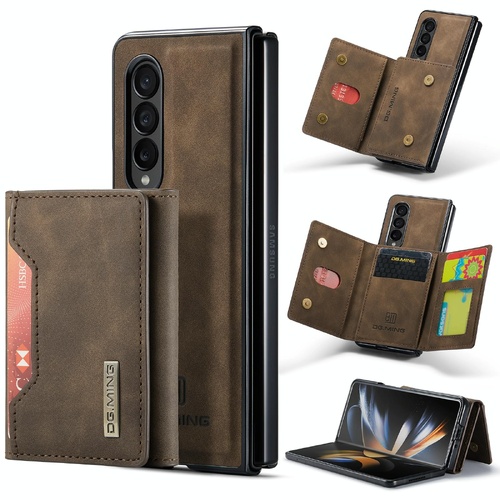 Multi-card Phone Case for Samsung Galaxy z Fold 4 - Fits Dg.ming M2 Series - Coffee - Main Image