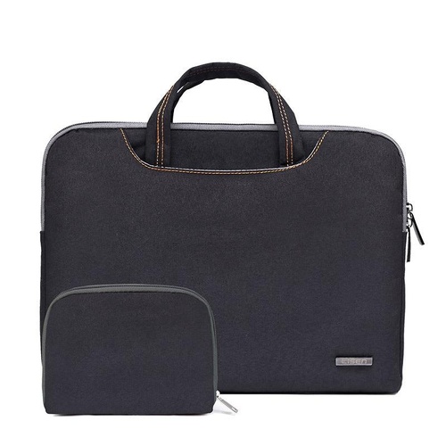 13.3 Inch Simple Business Laptop Bag With Liner - Ls-116 - Snowflake Nylon Black - Main Image