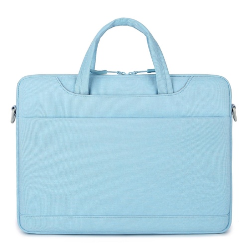 Versatile Laptop Shoulder Bag - Single Strap - Light Blue - Main Image