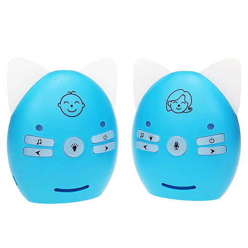 Wireless Baby Monitor With Voice Intercom And Night Light - Blue - Main Image