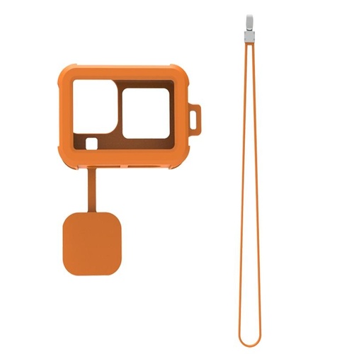 Silicone Case for Gopro Hero10 / 9 - Liquid Finish - Orange - Main Image