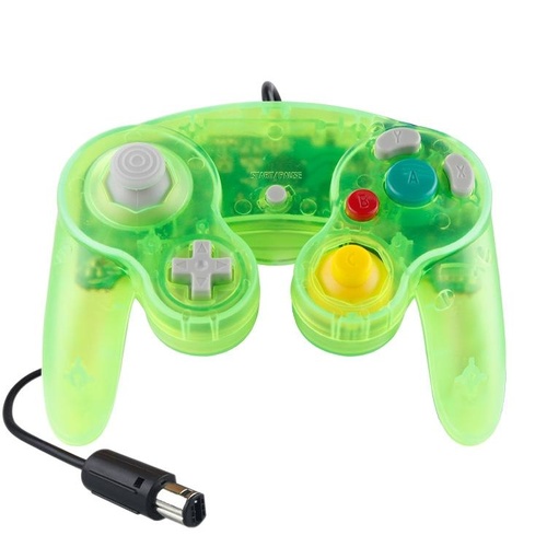 5 Piece Wired Game Controller for Nintendo Ngc - Water Green - Main Image