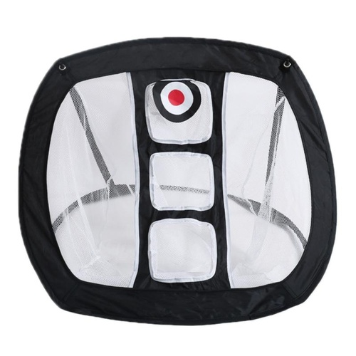 Foldable Square Golf Net for Indoor Practice - Black - Main Image