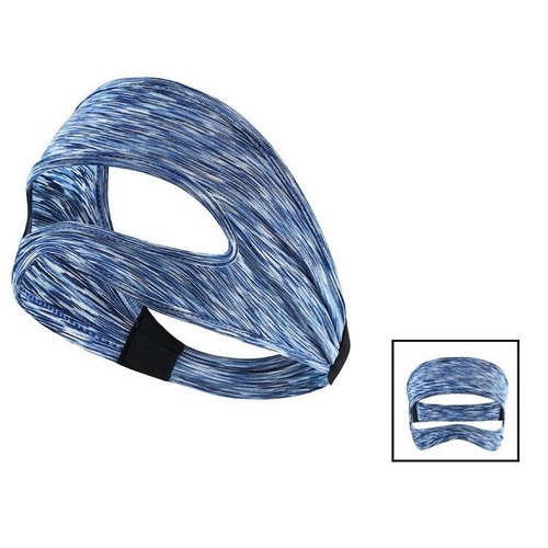Gray Breathable Vr Eye Mask - Lightweight - Blue White - Main Image