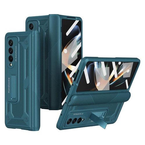 Shockproof Secure Hinge Phone Case for Samsung Galaxy z Fold 4 5g - Green - Main Image